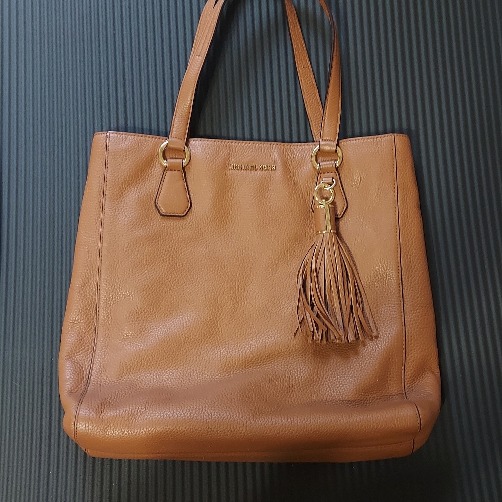 Michael Kors Tan Leather Tote Bag